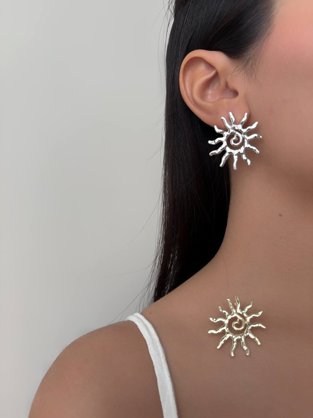 گوشواره های رادیوم مدل استیل