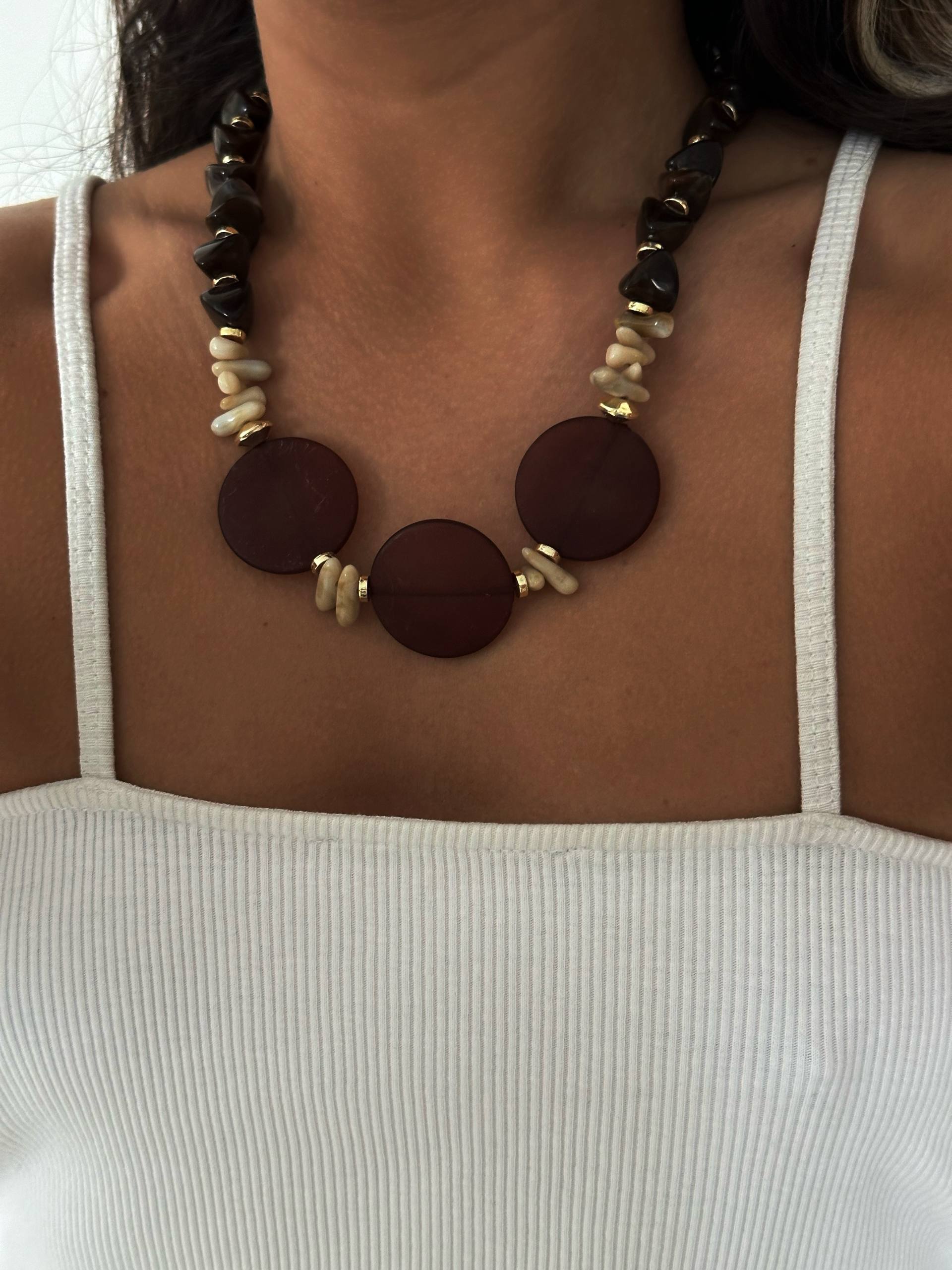گردنبند تم پاییزی Zara